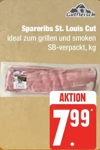 Edeka Gutfleisch Spareribs St. Louis Cut Angebot