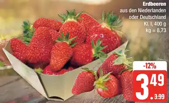 Edeka Erdbeeren 400 g Angebot