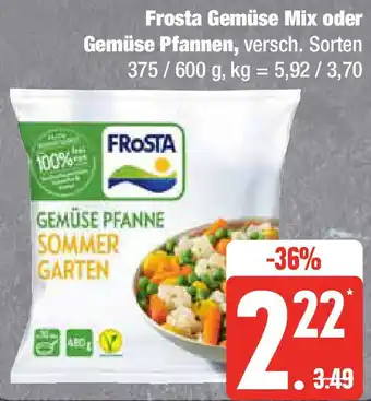 Edeka Frosta Gemüse Mix oder Gemüse Pfannen 375/600 g Angebot