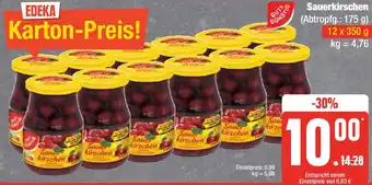 Edeka Gut & Günstig Sauerkirschen 12x350 g Angebot