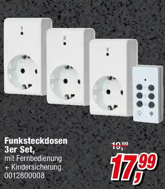 Opti Wohnwelt Funksteckdosen 3er Set Angebot