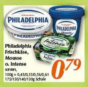 inkoop Philadelphia Frischkäse, Mousse O. Intense Angebot