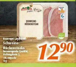 inkoop Schweine Rückensteaks Angebot