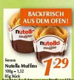 inkoop Ferrero Nutella Muffins Angebot