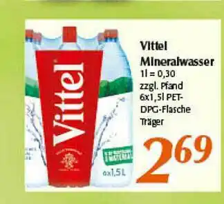 inkoop Vittel Mineralwasser Angebot