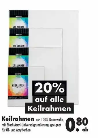 Mäc Geiz Keilrahmen Angebot