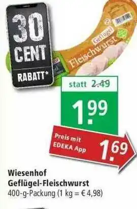 Marktkauf Wiesenhof Geflügel-fleischwurst Angebot