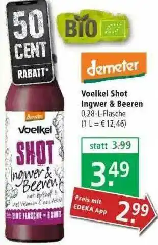 Marktkauf Voelkel Shot Ingwer & Beeren Angebot