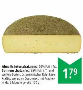 Marktkauf Alma Kräuterschatz Sonnenschatz Angebot