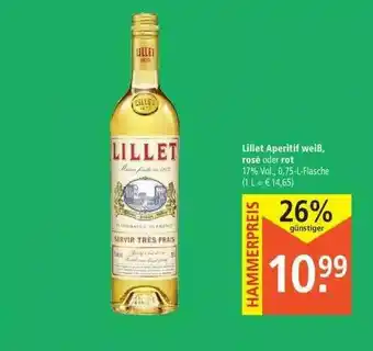 Marktkauf Lillet Aperitif Weiß Rosé Oder Rot Angebot