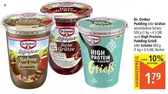 Marktkauf Dr Oetker Pudding Oder Grûtze Auch High Protein Pudding Grieß Oder Schoko Angebot