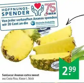 Marktkauf Sanlucar Ananas Extra Sweet Angebot