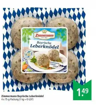 Marktkauf Zimmermann Bayrische Leberknödel Angebot