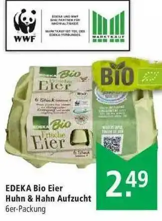 Marktkauf Edeka Bio Eier Huhn & Hahn Aufzucht Angebot