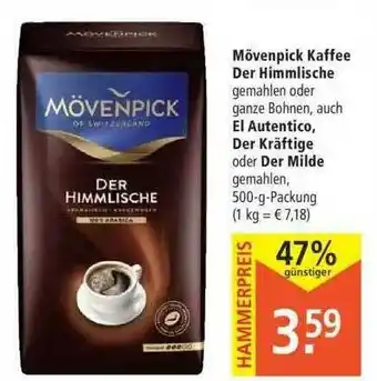 Marktkauf Mövenpick Kaffee Der Himmlische Auch El Autentico, Der Kräftige Oder Der Milde Angebot