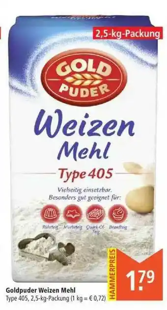 Marktkauf Goldpuder Weizen Mehl Angebot