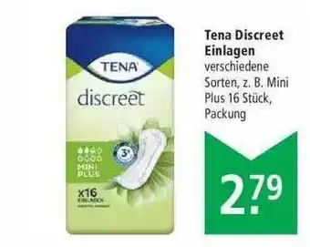 Marktkauf Tena Discreet Einlagen Angebot