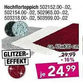 Möbel Boss Hochflorteppich Angebot