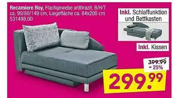 Möbel Boss Recamiere Roy Angebot