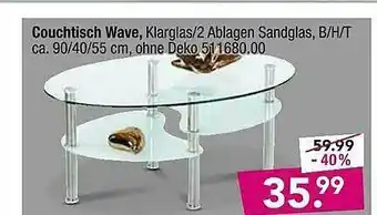 Möbel Boss Couchtisch Wave Angebot