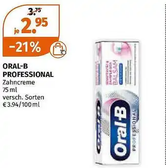 Müller Oral-b Professional Angebot