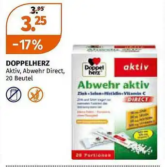 Müller Doppelherz Aktiv, Abwehr Direct Angebot