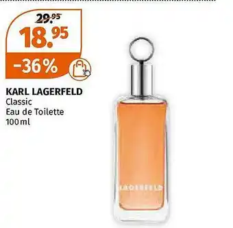 Müller Karl Lagerfeld Classic Eau De Toilette Angebot