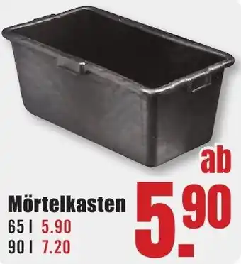 B1 Discount Baumarkt Mörtelkasten Angebot