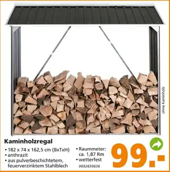 Globus Baumarkt Kaminholzregal Angebot