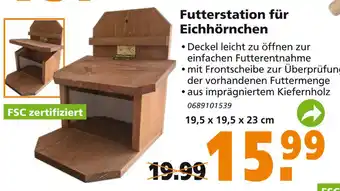 Globus Baumarkt Futterstation für Eichhörnchen Angebot