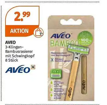 Müller Aveo 3-klingen-bambusrasierer Mit Schwingkopf Angebot