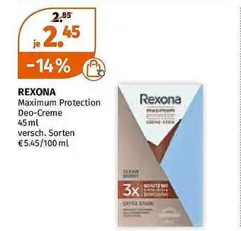 Müller Rexona Angebot