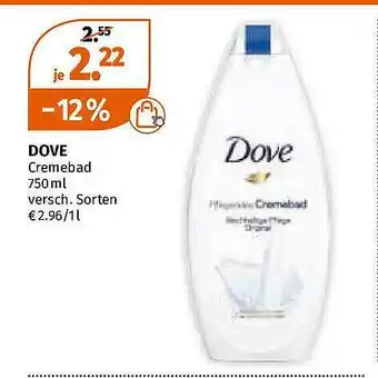 Müller Dove Cremebad Angebot