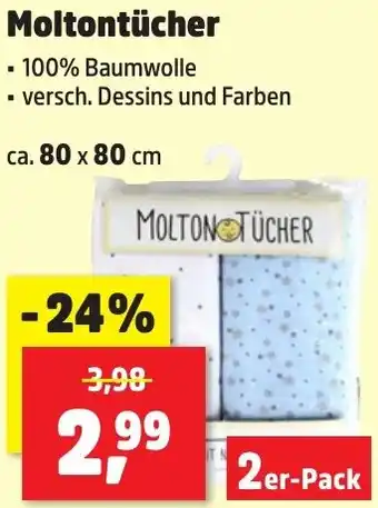 Thomas Philipps Moltontücher 2er-Pack Angebot