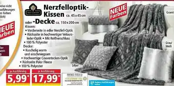 Norma Nerzfelloptik-kissen Oder -decke Angebot