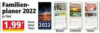 Norma Familienplaner 2022 Angebot