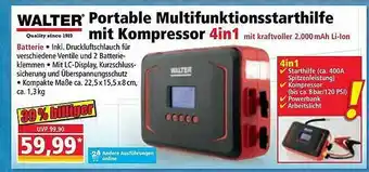 Norma Walter Portable Multifunktionsstarthilfe Mit Kompressor 4in1 Angebot