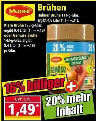 Norma Maggi Brühen Angebot