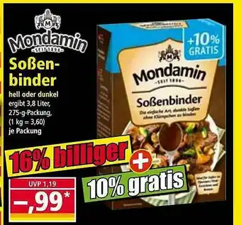 Norma Mondamin Soßenbinder Angebot