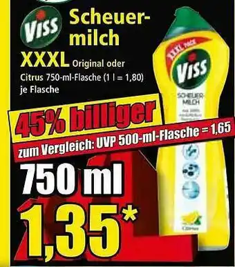 Norma Viss Scheuermilch Xxxl Angebot