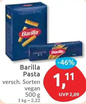 Budni Barilla Pasta 500 g Angebot