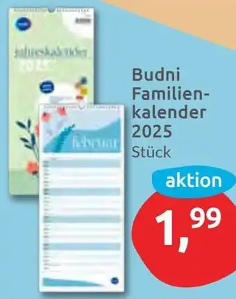 Budni Budni Familienkalender 2025 Angebot