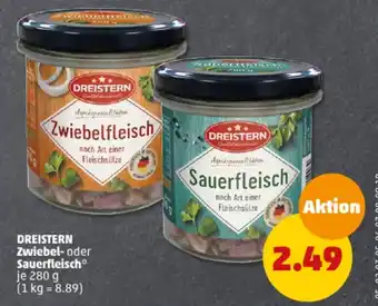 PENNY DREISTERN Zwiebel- oder Sauerfleisch je 280 g Angebot