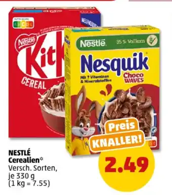 PENNY NESTLÉ Cerealien Versch. Sorten, je 330 g Angebot