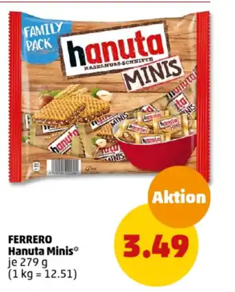 PENNY FERRERO Hanuta Minis je 279 g Angebot