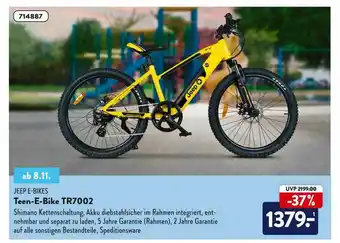 Aldi Nord Jeep E-bikes Teen-e-bike Angebot