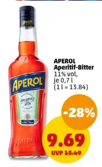 PENNY APEROL Aperitif-Bitter 11% vol, je 0,71 Angebot