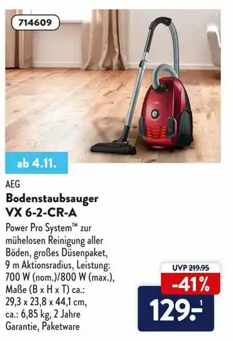 Aldi Nord Aeg Bodenstaubsauger Angebot