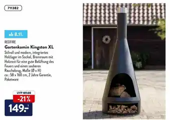 Aldi Nord Redfire Gartenkamin Kingstone XL Angebot