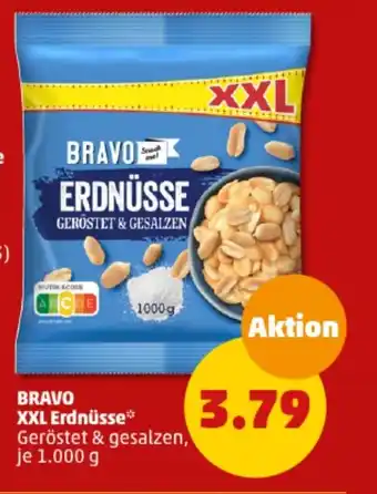 PENNY BRAVO XXL Erdnüsse Geröstet & gesalzen, je 1000 g Angebot